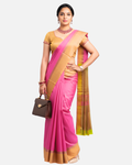 Semi-Soft Silk Plain Saree