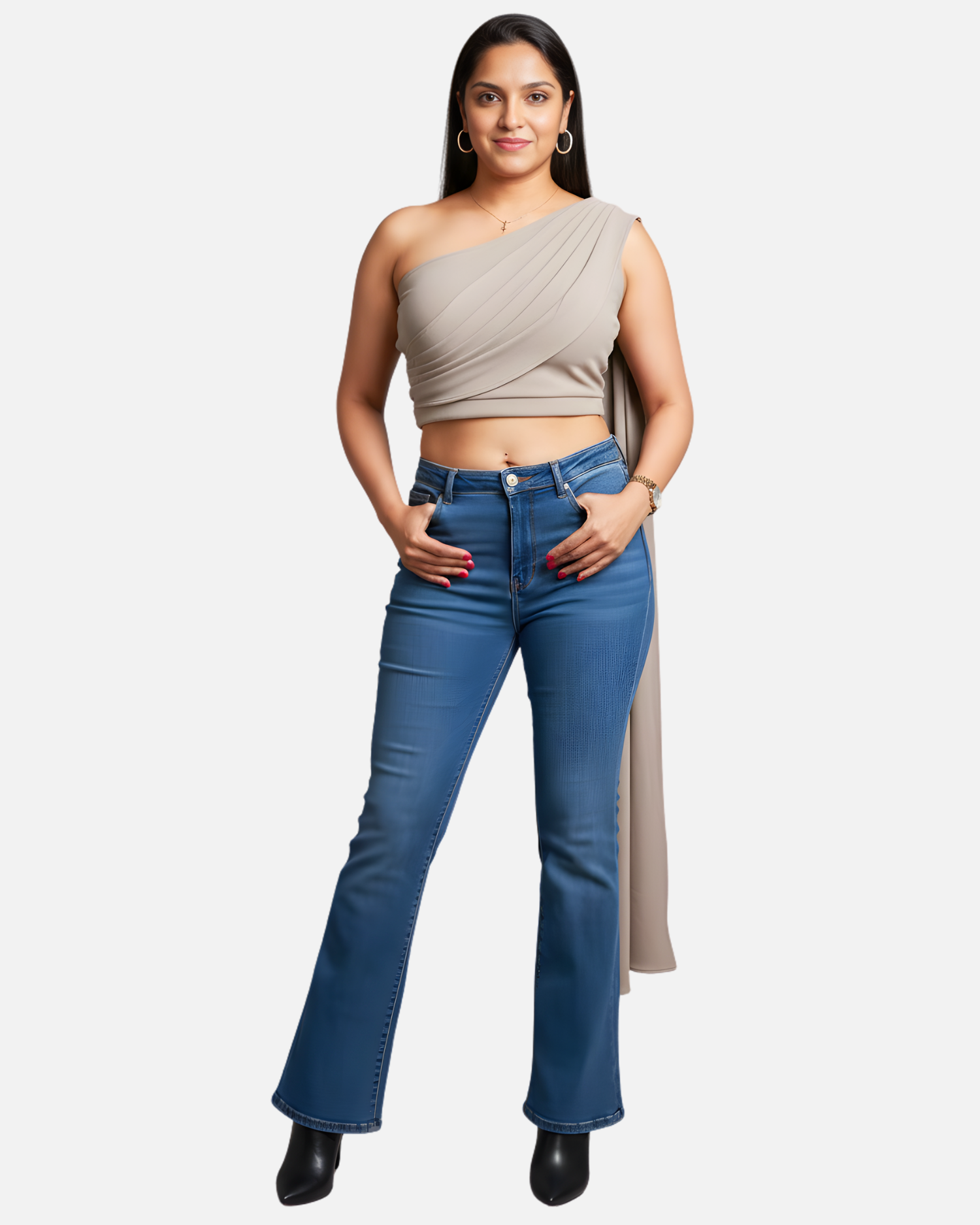 Melifloz One Shoulder Crop Top
