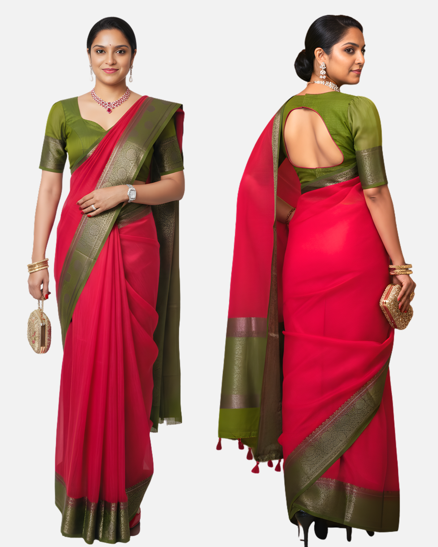 Jute Silk Saree